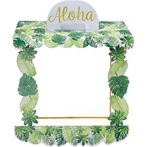Luau Tabletop Hut Decorating Kit with Frame, 2 Piece