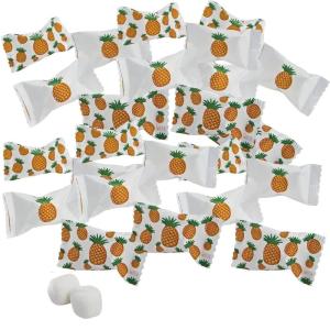 Pineapple Wrapped Buttermints – 108 Individually Wrapped Candies(Mint)