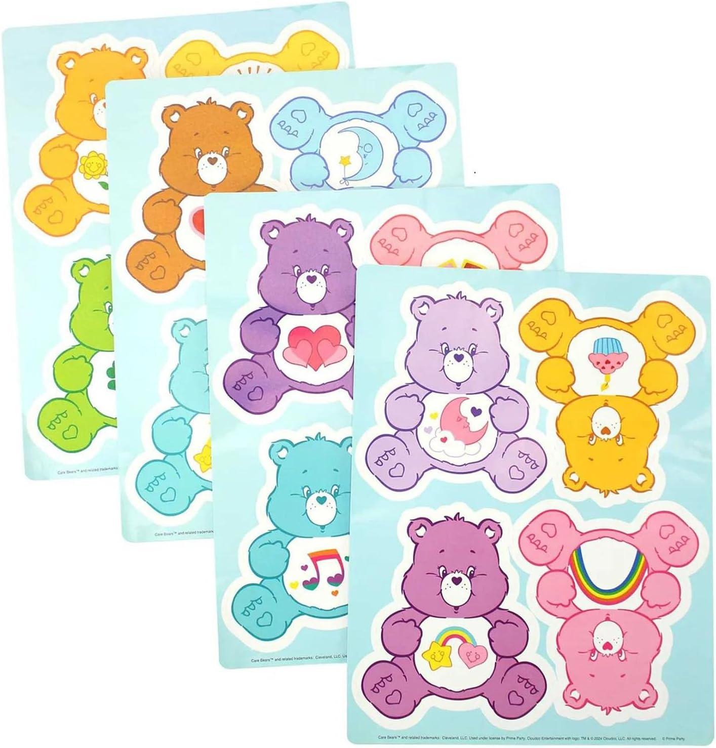 image:imageCare Bears Sit The Bear on The Cloud Party Game 275 x 20 Cardstock Poster with 16 Character Cutouts amp Blindfold 18 Count Fun Birthday amp Classroom Activity