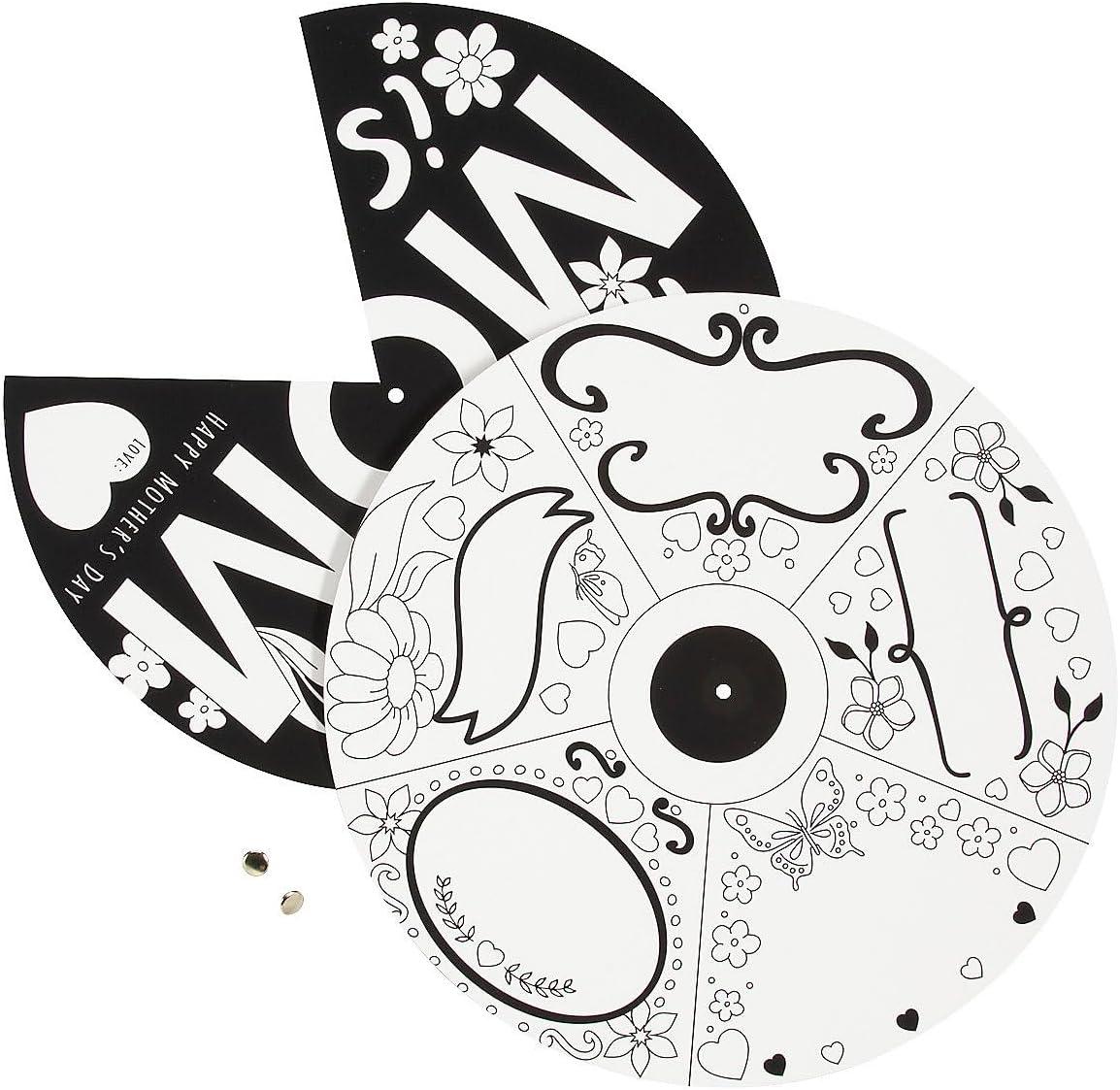 image:imageFun Express Color Your Own Mothers Day Wheel Craft Kit Makes 12