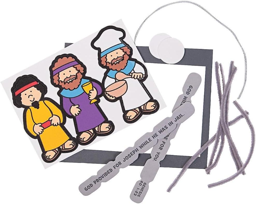 image:imageFun Express Joseph in Jail Sign Craft Kit 12 VBS Vacation Bible School SuppliesDecor Crafts for Kids and Fun Home Activities