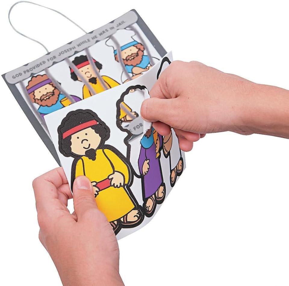 image:imageFun Express Joseph in Jail Sign Craft Kit 12 VBS Vacation Bible School SuppliesDecor Crafts for Kids and Fun Home Activities