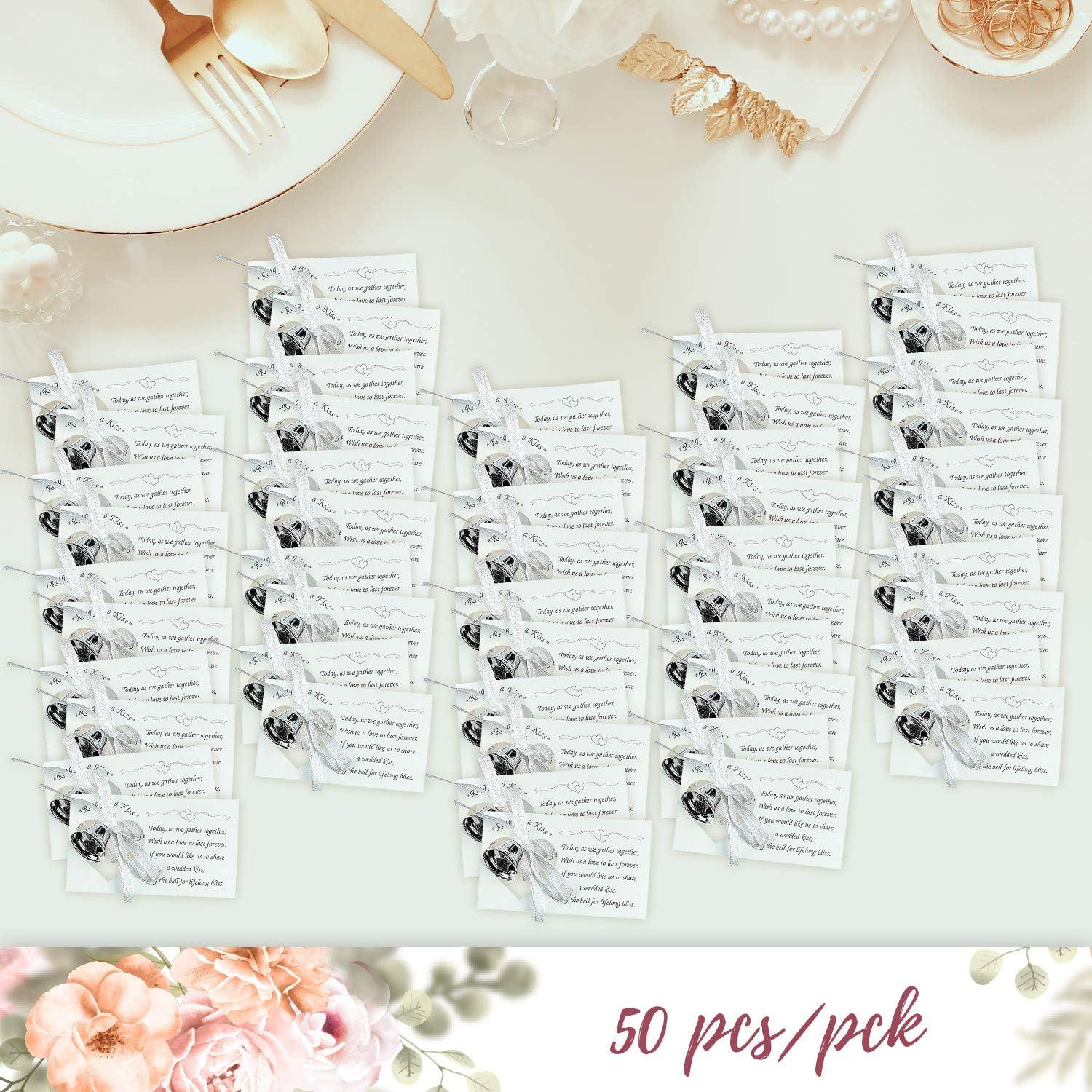 image:imageFun Express Metal Wedding Bell on A Paper Card 50 Count