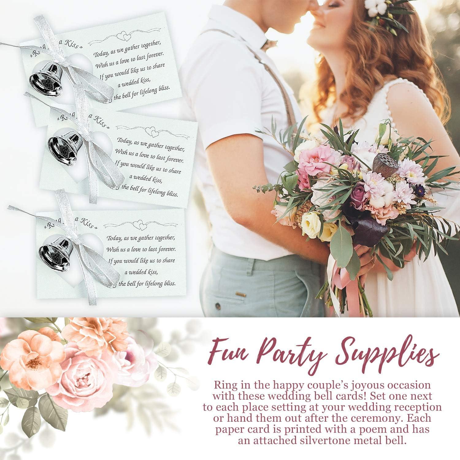 image:imageFun Express Metal Wedding Bell on A Paper Card 50 Count