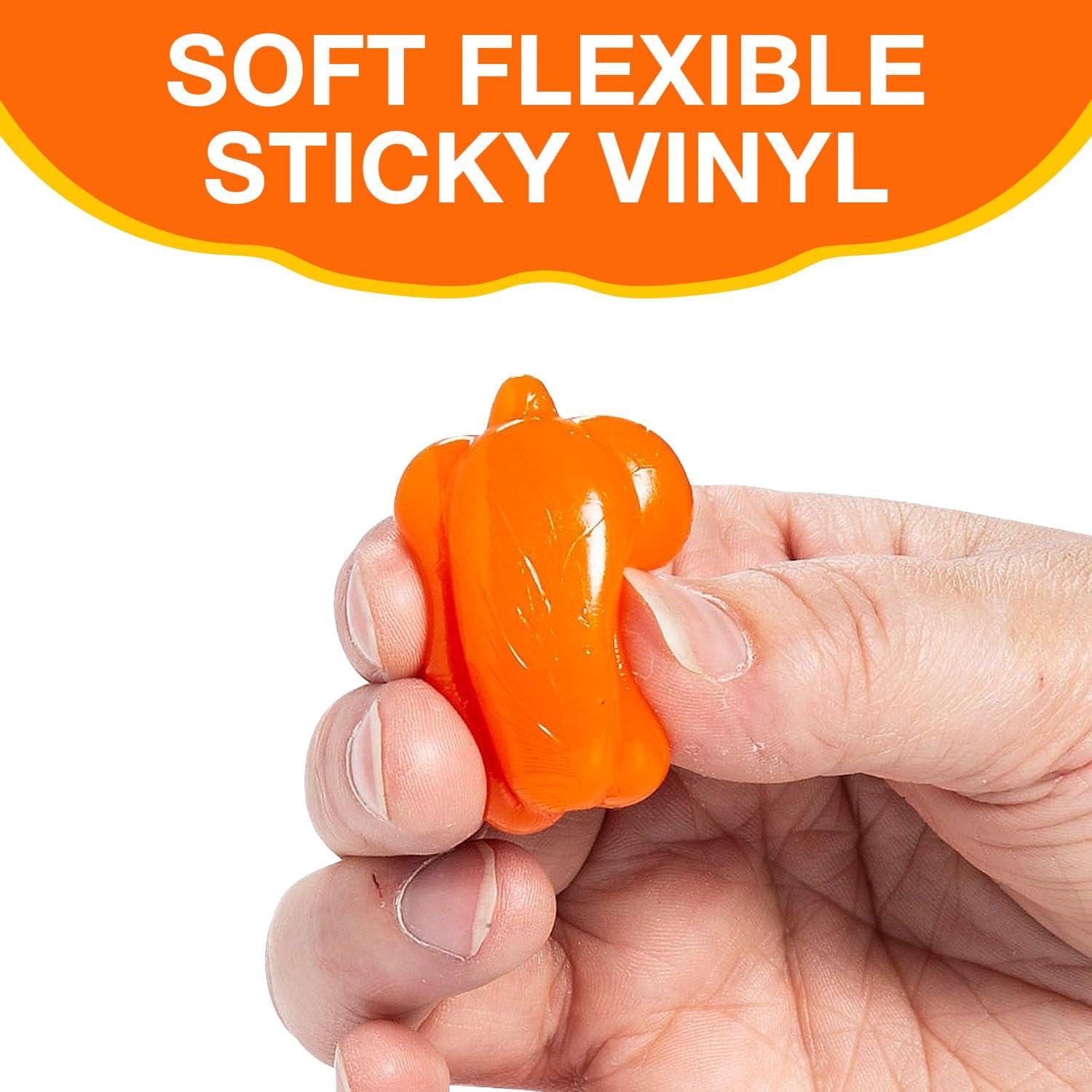 image:imageFun Express Mini Fall Sticky Leaves amp Pumpkins 24 Pc