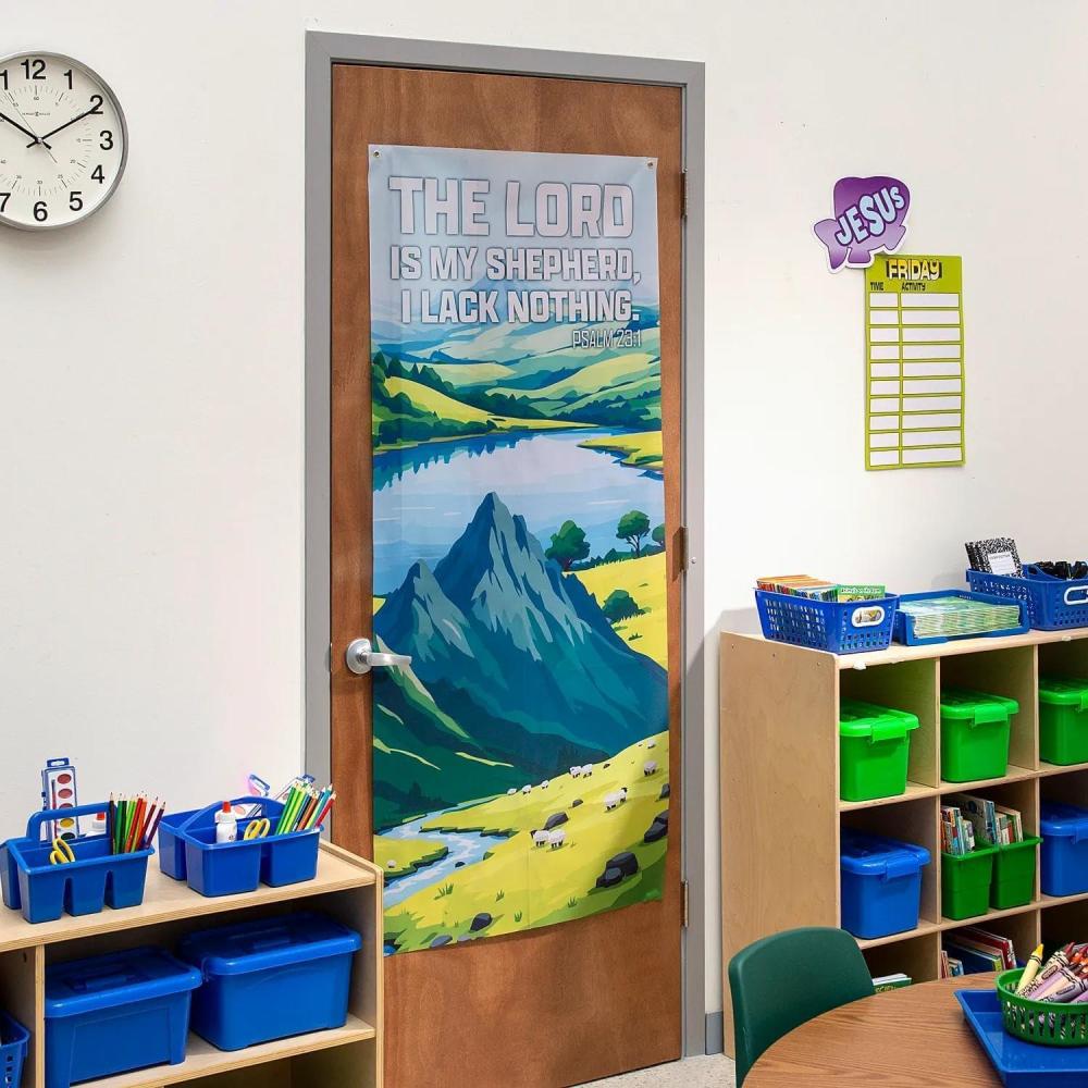 image:image27 x 60 Ireland VBS The Lord Is My Shepherd Door Banner