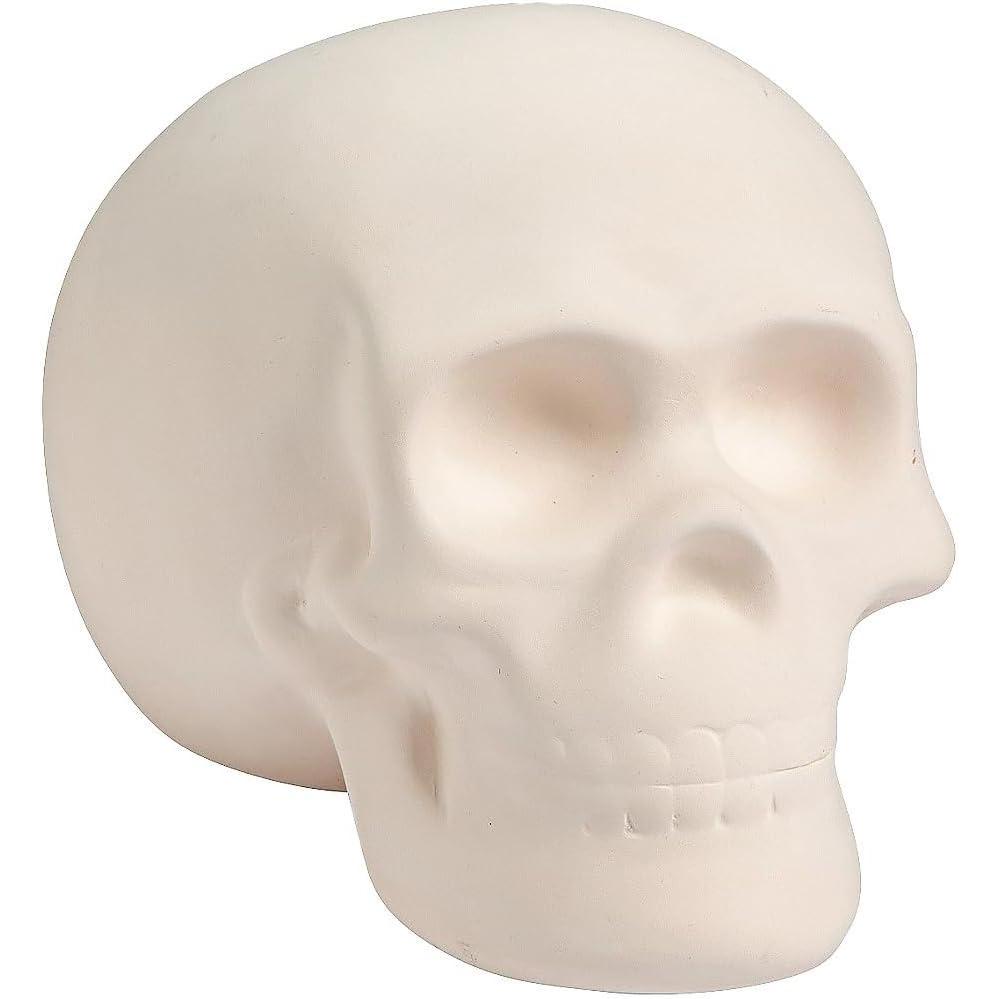image:imageFun Express DIY Ceramic Skull Halloween Crafts for Kids amp Adults Unpainted Bisque Ceramics to Paint ProfessionalGrade Halloween Painting Kit for Home Decor amp Arts Projects