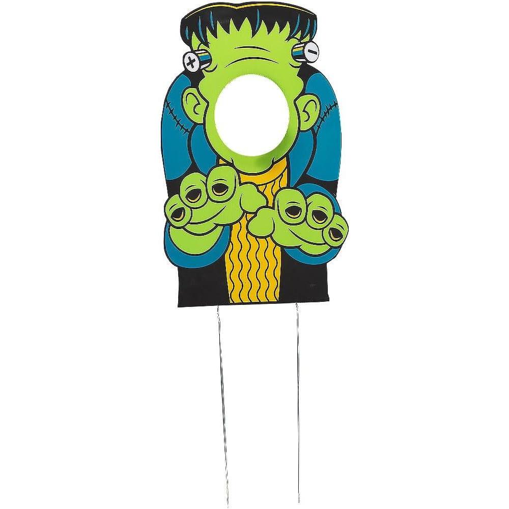 image:imageFun Express Green Monster Face Yard Sign Monster Inflatable Outdoor Decoration Monster Birthday Party or Baby Shower Yard Signs Lights for HolidayGardenLawn Party Decor Outside