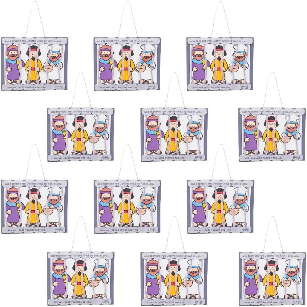 image:imageFun Express Joseph in Jail Sign Craft Kit 12  VBS Vacation Bible School SuppliesDecor  Crafts for Kids and Fun Home Activities