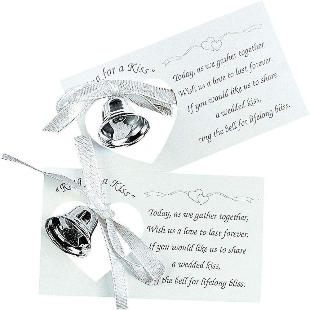 image:imageFun Express Metal Wedding Bell on A Paper Card 50 Count
