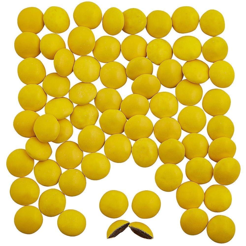 image:imageFun Express Milk Chocolate Gems Yellow Bulk 1088 Pc