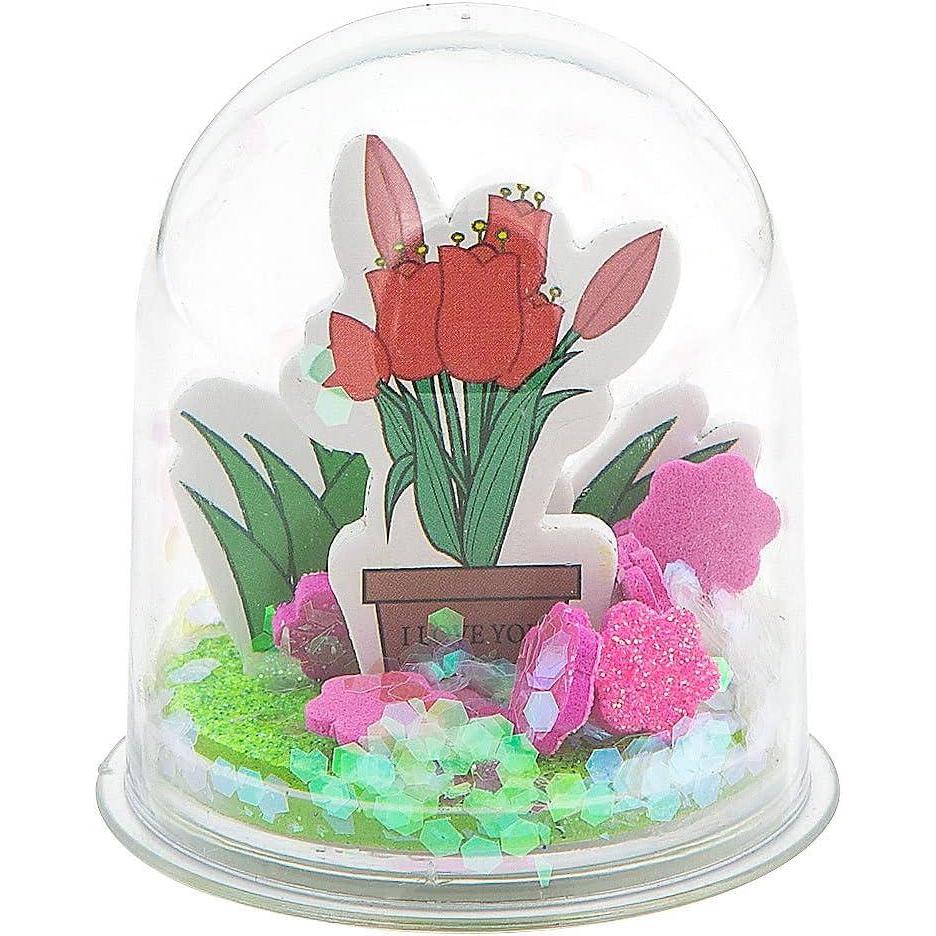image:imageFun Express Mothers Day Flower Glitter Snow Globe Craft Kit  Makes 12