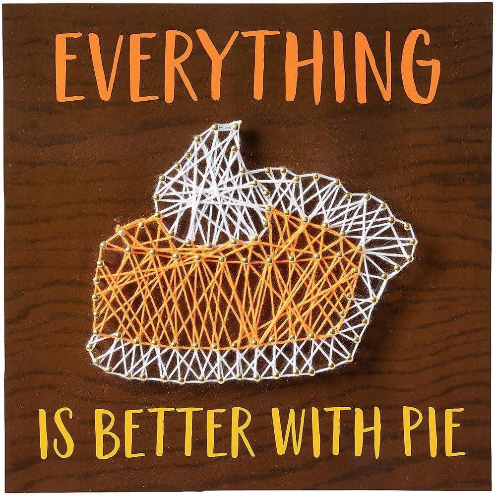 image:imageFun Express Pumpkin Pie String Art Craft Kit