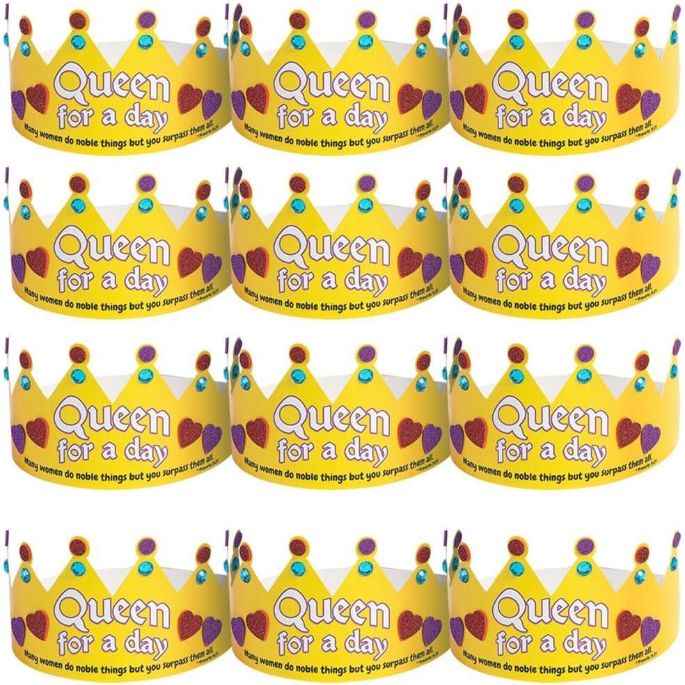 image:imageFun Express Queen for a Day Blessed Mom Crown Craft Kit Makes 12 DIY Craft Gifts for Kids