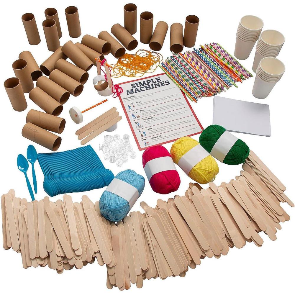 image:imageFun Express STEM Simple Machines Craft Kit Educational Activities  727 Pieces