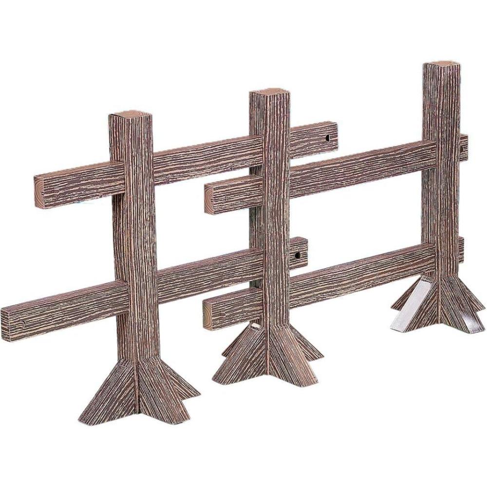 image:imageFun Express Split Rail Fence Post Cardboard Cutout StandUps Life Size  2 Piece Set 86 x 40  Western Party Decorations Farm Theme Props for VBS Photo Booth amp Cowboy Events