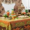Dino Dig Plastic Tablecloth – Dinosaur Birthday Party Supplies – 1 Piece
