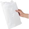 Fun Express – White Plastic Bags (50pc) – Party Supplies – Plastic Bags – 50 Pieces