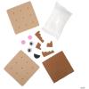 Fun Express 2 1/2″ x 2″ S’More Character Air Dry Clay Craft Kits – Makes 12