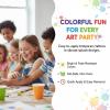 Fun Express ARTIST PAINT SPLASH TATTOOS – Apparel Accessories – VBS Vacation Bible School Supplies/Decor – 72 Pieces