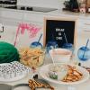 Fun Express Blue Round Cups with Straw – 25 Pieces