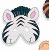 Fun Express Color Your Own Zoo Animal Masks – 12 Make Animal Faces Arts & Crafts Jungle Safari Party Zoo Birthday Party – Kids Crafts Activities DIY Party favors – Dress Kids Home Activities