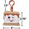 Fun Express Flat Stuffed S’More Backpack Clips & Keychains Set – Assorted Cute Plush Designs for Classroom Rewards Camp-Themed Gifts & Fun Decorations – Parties Kids’ Activities & More – 12 Pieces