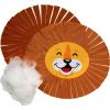 Fun Express Lion Fleece Tied Pillow Craft Kit – Makes 6
