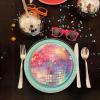 Fun Express Retro Vibes Disco Ball Paper Dessert Plates – Disposable Decorations Plates – Disco Ball Theme Dessert Tableware for Birthday Party Events Baby Shower Party Supplies – 8 Pieces
