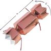 Fun Express Rose Gold Cylinder Favor Boxes with Ties – Elegant Party Favor Boxes for Weddings Birthdays Baby Showers & Special Events – Ideal for Gifts Treats Candies and Small Keepsakes – 24 Pieces