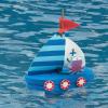 Fun Express Sailboat Craft Kit – Sunday School Crafts for Kids | Ocean Party Favors & Christian Crafts | VBS Vacation Bible School Supplies | Religious Gifts for Kids | Beach Theme Makes 12