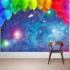 Fun Express Space Galaxy Backdrop – Party Decor – VBS Vacation Bible School Supplies/Decor – 3 Pieces