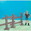 Fun Express Split Rail Fence Post Cardboard Cutout Stand-Ups Life Size – 2 Piece Set 86″ x 40″ | Western Party Decorations, Farm Theme Props for VBS, Photo Booth & Cowboy Events