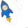 Fun Express Stem Rocket Pulley Craft Kit – 12 Pieces – Educational and Learning Activities for Kids