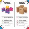 Fun Express Superhero Girl Treat Boxes – Eye-catching Assorted Superhero Designs for Birthday Parties Social Events & Special Celebrations – Party Favors Gifts & Candy – 6.25″ x 3.5″ – 12 Pieces