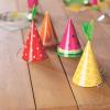 Fun Express TUTTI FRUTTI PARTY HATS – Apparel Accessories – 12 Pieces