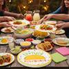 Fun Express Taco Dinner Plates – Vibrant & Durable Disposable Plates for Taco Night Birthdays Celebrations & Special Events – Perfect for Serving Tacos Snacks – 9 inch, 8 Pieces – Multicolor