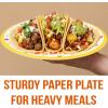 Fun Express Taco Dinner Plates – Vibrant & Durable Disposable Plates for Taco Night Birthdays Celebrations & Special Events – Perfect for Serving Tacos Snacks – 9 inch, 8 Pieces – Multicolor