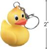 Fun Express Vinyl Ducky Key Chains – Apparel Accessories – 12 Pieces