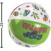 Fun Express Walking with Jesus Inflate Beach Balls – Toys – Inflates – Beach Balls – VBS Vacation Bible School Supplies/Decor – 12 Pieces