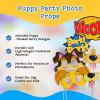 Puppy Party Photo Props, 14”, Multicolor, 1 dozen pieces