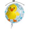 Rubber Ducky Mylar Balloons – Set of 3 – Duck Birthday Party Decor
