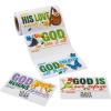 3 1/2″ x 2 1/4″ Bulk 100 Pc. Rainforest VBS Animal Name Tag Stickers – Vacation Bible School Supplies
