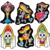 Day of The Dead Cardboard Cutouts (6 piece set) Halloween Party Decor