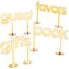 Fun Express – Acrylic Wedding Sign Set – 4pc for Wedding – Home Decor – Decorative Accessories – Home Accents – Wedding – 4 Pieces