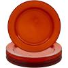 Fun Express 10 1/4″ Premium Amber Disposable Plastic Dinner Plates – 25 Count