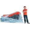 Fun Express 34″ River Canyon Raft Cardboard Cutout Stand-Up – Perfect Party Decor for VBS Vacation Bible School Supplies – 1 Piece