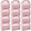 Fun Express 6 1/4″ x 5 1/2″ Pink Cherries Cardstock Treat Boxes – 12 Pieces