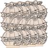 Fun Express CYO Wood Fall Blessings Pumpkin – Craft Kits – 12 Pieces