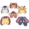 Fun Express Color Your Own Zoo Animal Masks – 12 Make Animal Faces Arts & Crafts Jungle Safari Party Zoo Birthday Party – Kids Crafts Activities DIY Party favors – Dress Kids Home Activities